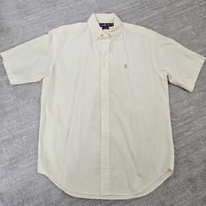 Ralph Lauren Light Yellow Short Sleeve Shirt